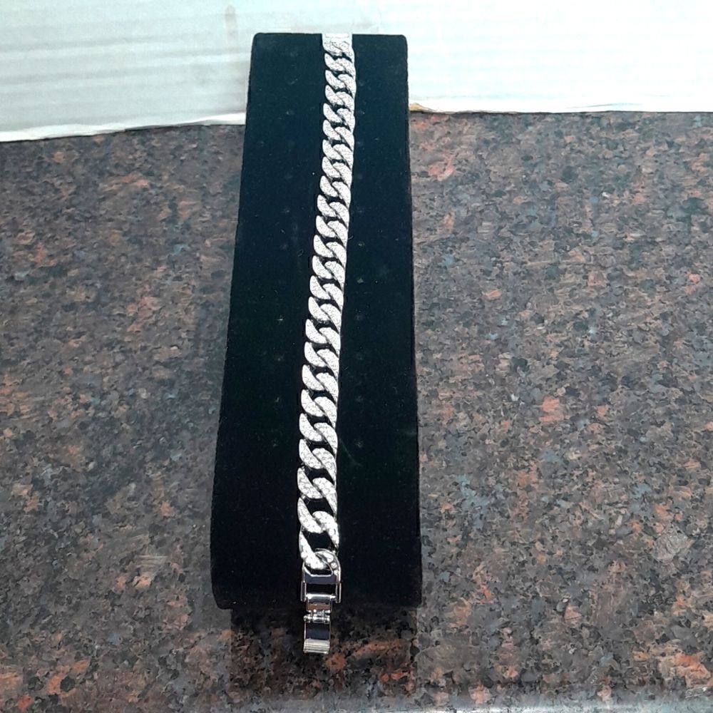 Unisex Wide Rhinestone "Bling" Bracelet..New...